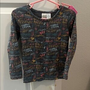 Matilda Jane Paint by Numbers Kids Graphic Long Sleeve Shirt - Multicolor